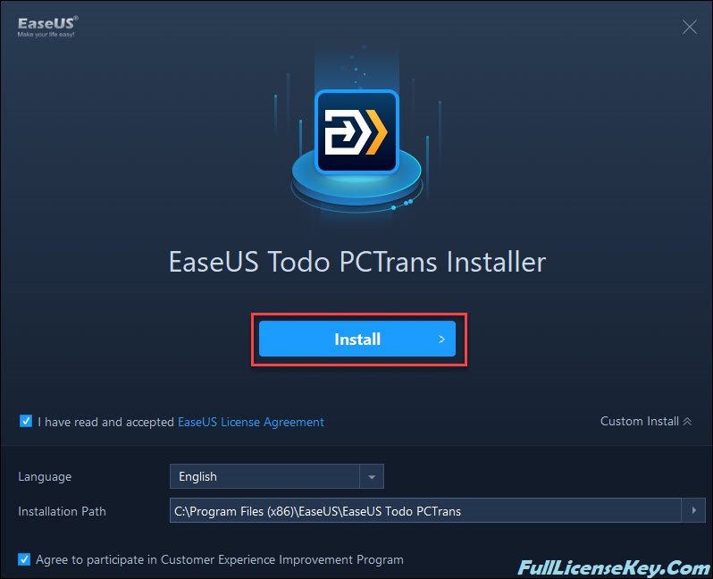 EaseUS Todo PCTrans Pro License Code